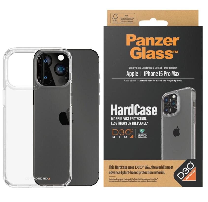 B-WARE PanzerGlass™ HardCase mit D3O für das iPhone 15 Pro Max B-WARE PanzerGlass™ HardCase mit D3O für das iPhone 15 Pro Max